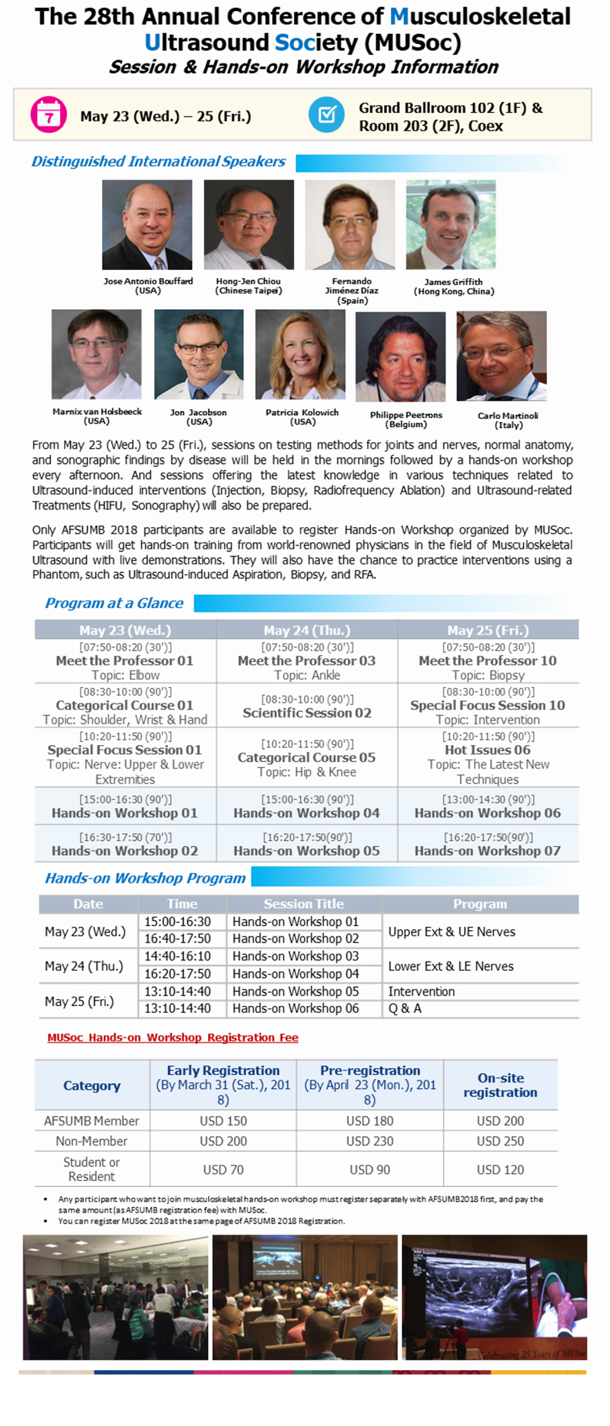 MUSoc 2018 Hands-on Workshop Register Now