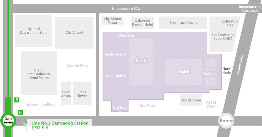 Line No.2 Samseong Station
